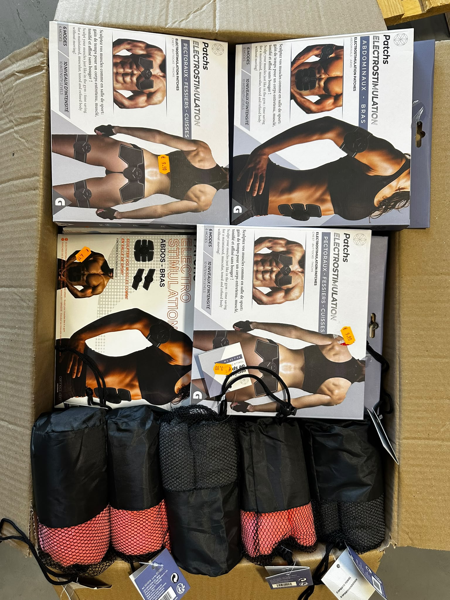 Box Sport klasa A – 68 sztuk – sprzęt do treningu