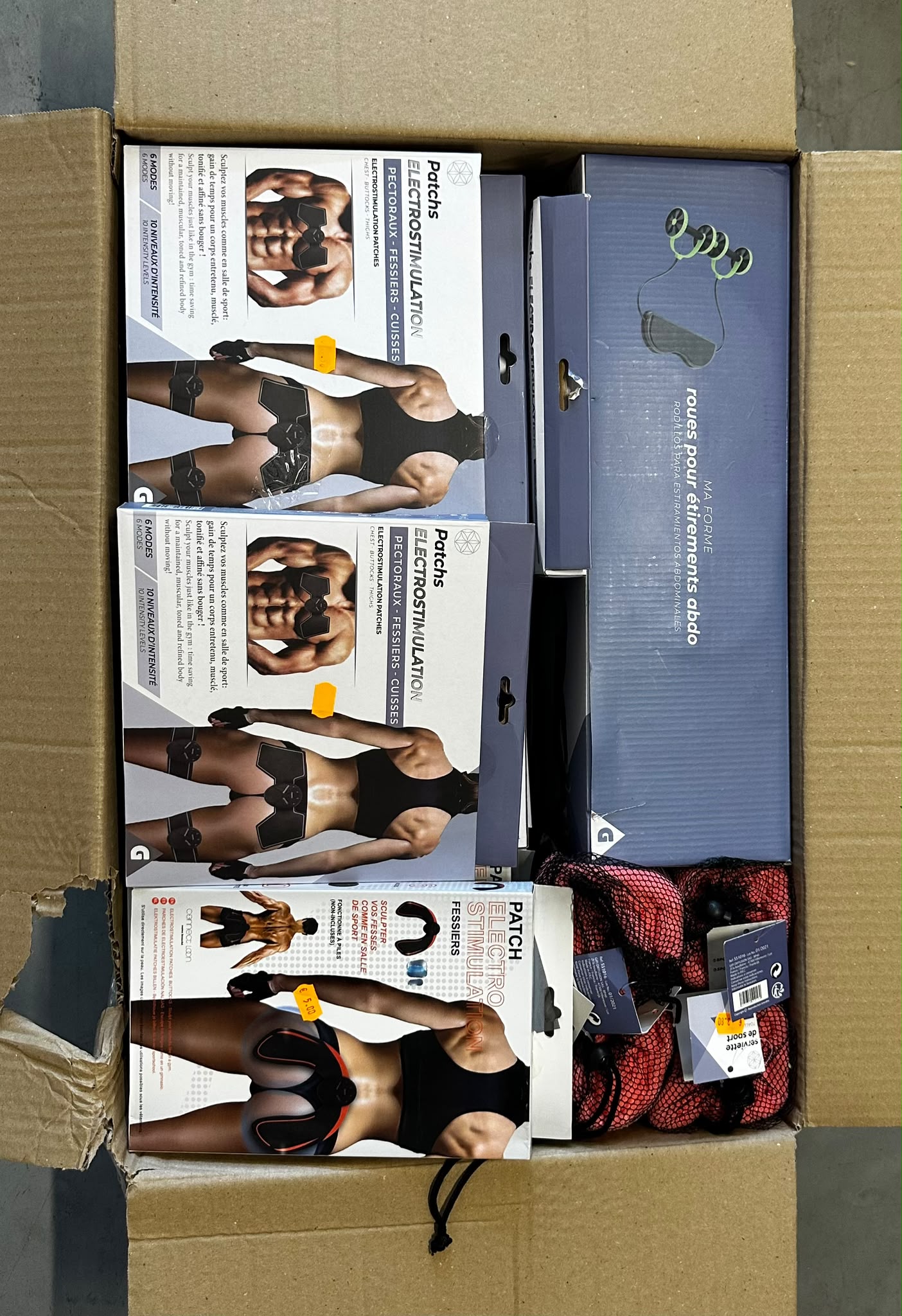 Box Sport klasa A – 34 sztuki – sprzęt fitness