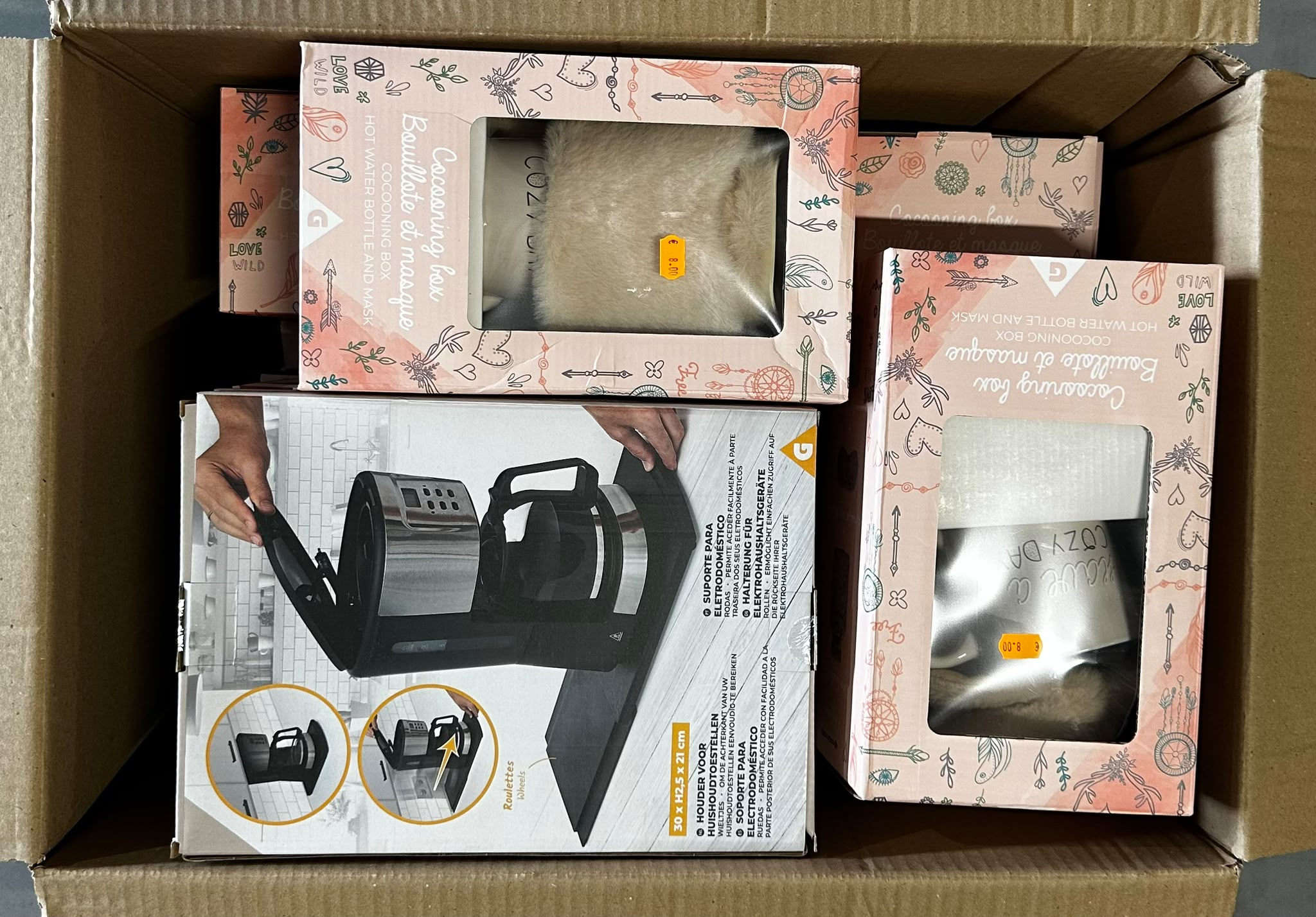 BOX MIX AKCESORIÓW DOMOWYCH – 21 SZTUK – KLASA A